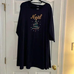 City Streets Noel Long sleep Shirt size 2x